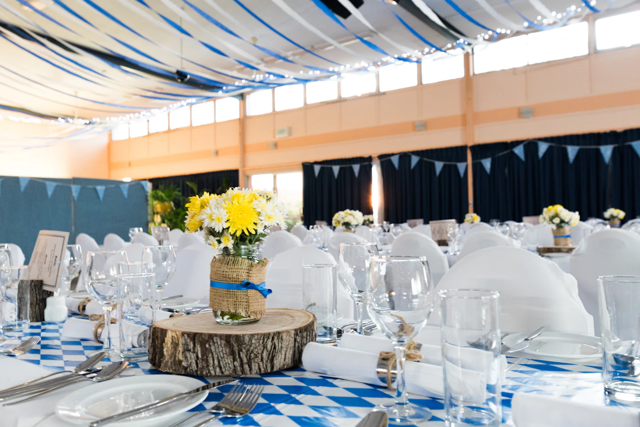 Luxury wedding design and table settings